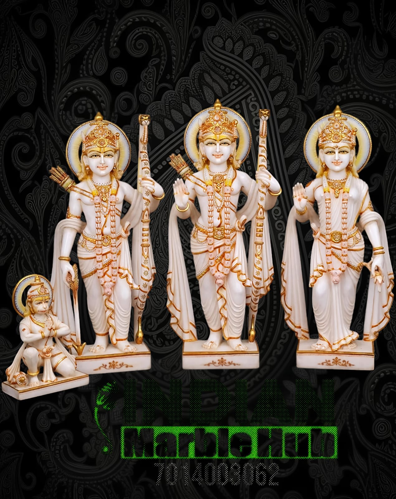 Marble Ram Darbar Statue